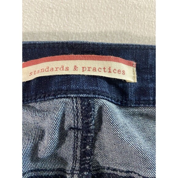 Standards and Practices S&P Jeans Womens 20 x 32 Blue Denim Flare - Picture 5 of 8